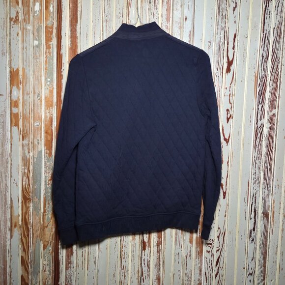 Ted Baker London Quilted Jacket Kartel Size 4 (UK Large) Navy & Gray - Picture 9 of 10